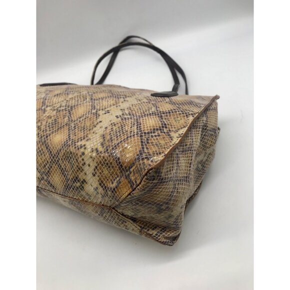 HOBO Friar Leather Python Embossed Shoulder Bag - Picture 7 of 12